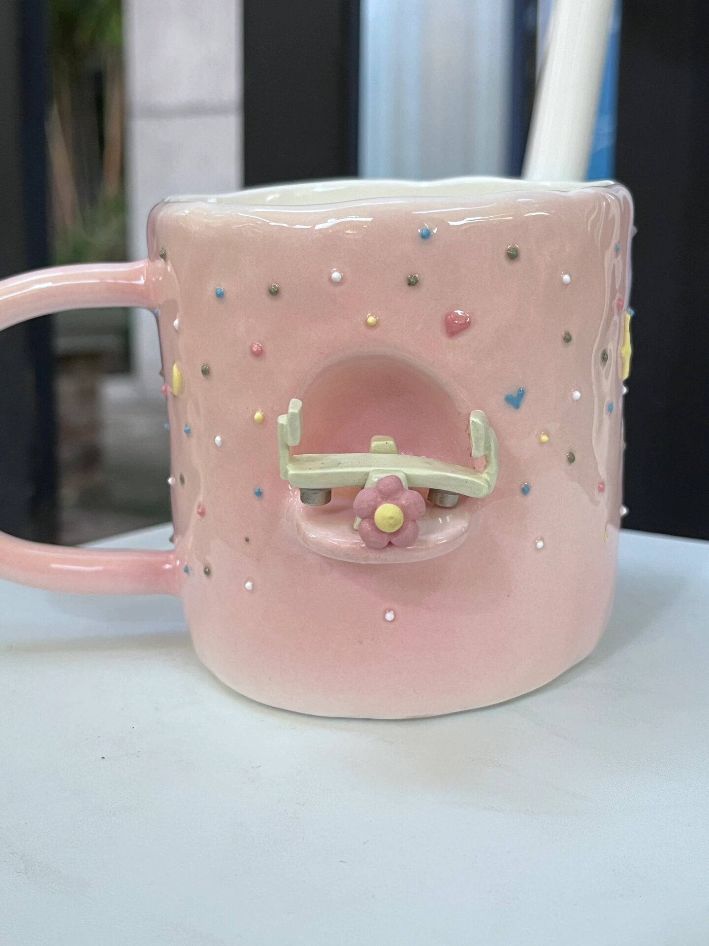 Handmade Magnetic Seesaw Ceramic Cup