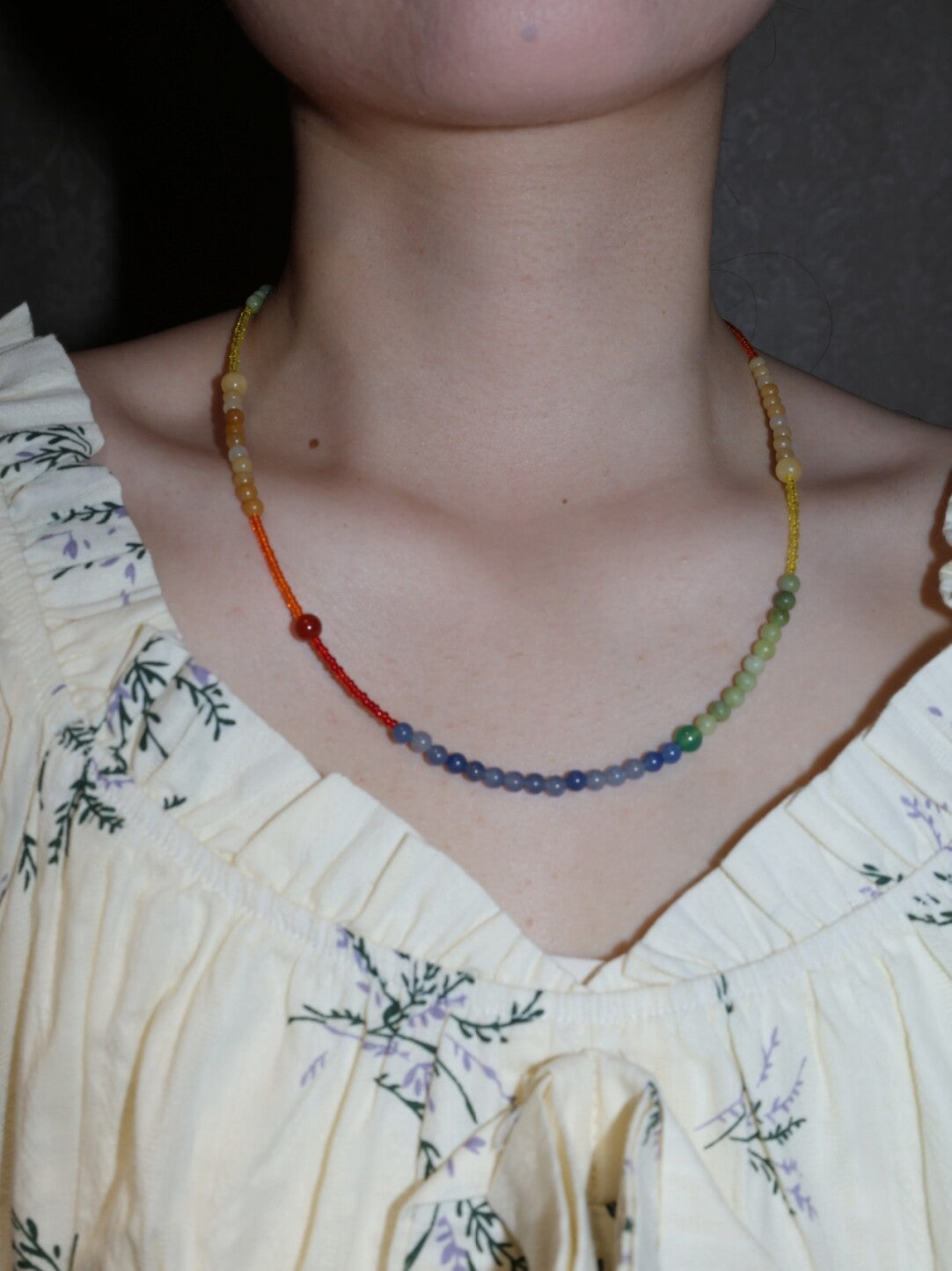Handmade Rainbow Necklace