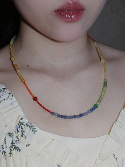 Handmade Rainbow Necklace