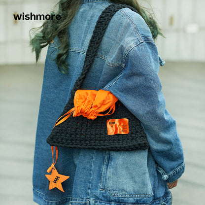 Handmade Star Woven Shoulder Bag
