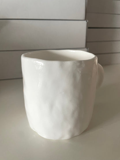 Handmade Surprise Cat's Heart Ceramic Cup