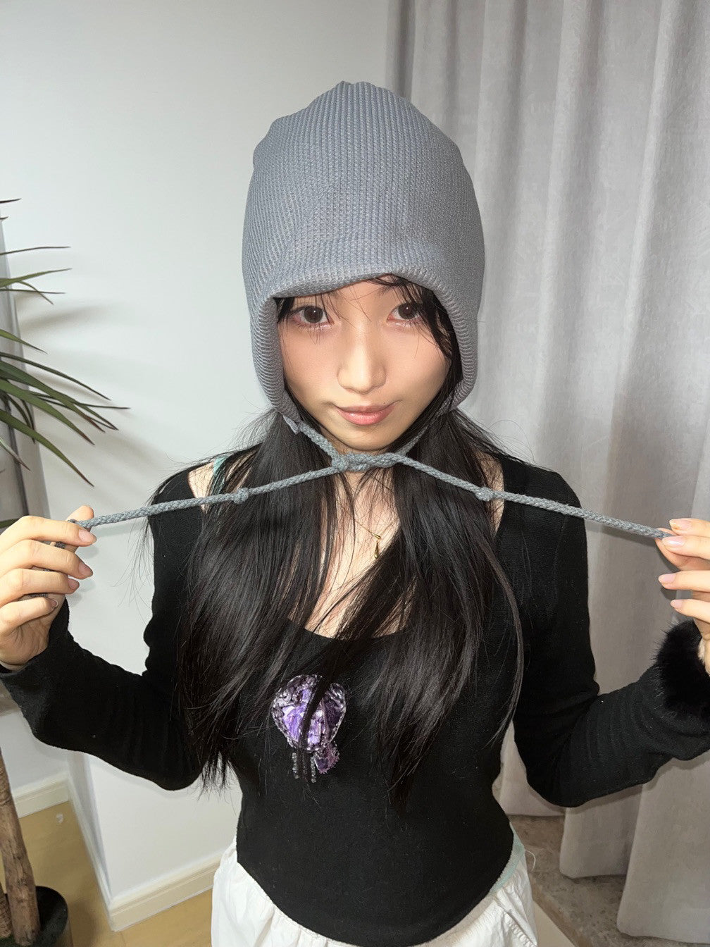 Handmade Twin Ponytail Beanie