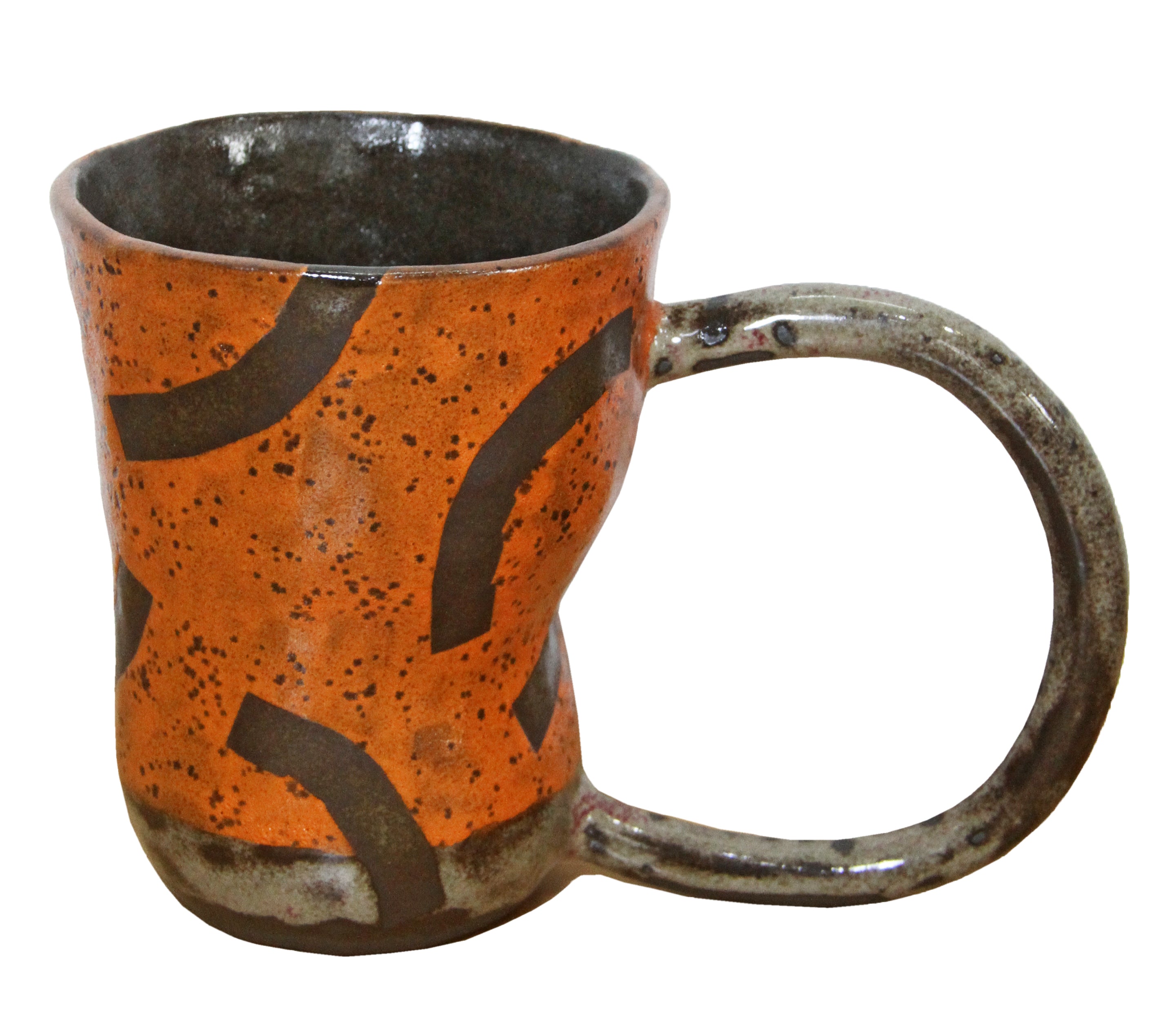 Handmade Twisted Tape Ceramic Cup | Cup | Three Fleas