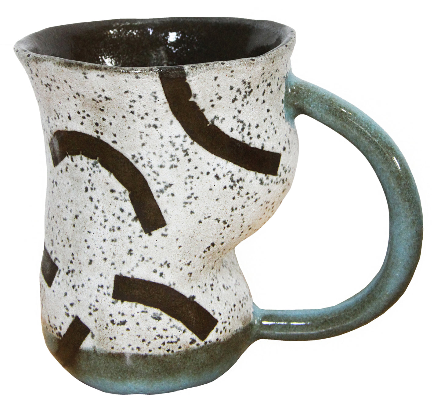 Handmade Twisted Tape Ceramic Cup