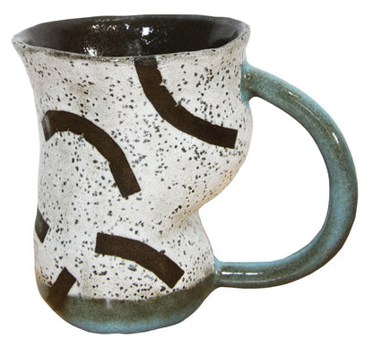 Handmade Twisted Tape Ceramic Cup
