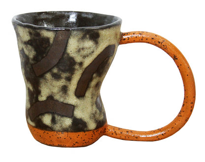 Handmade Twisted Tape Ceramic Cup