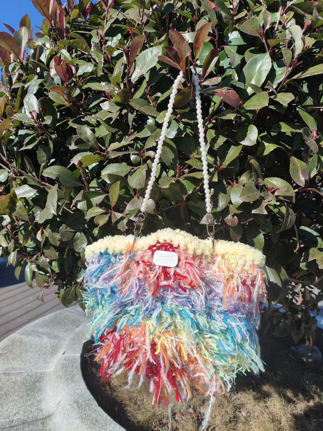 Handwoven Rainbow Bag