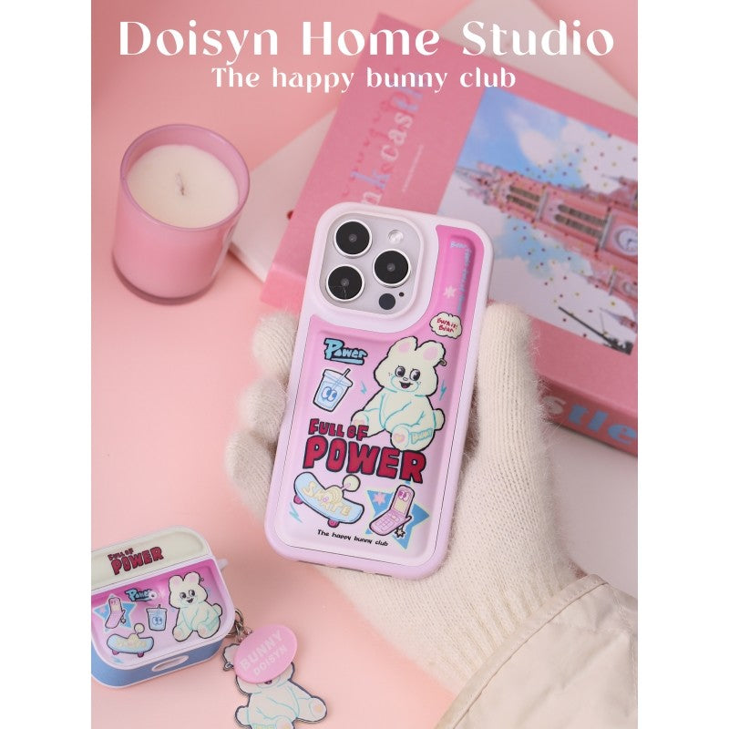 Happy Bunny Printed Down-Filled Phone Case