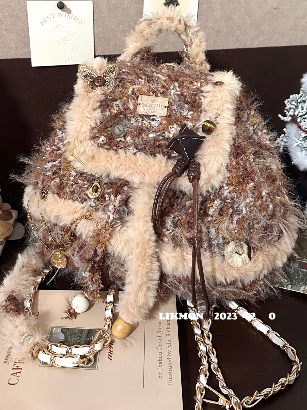 Hazelnuts Crochet Backpack
