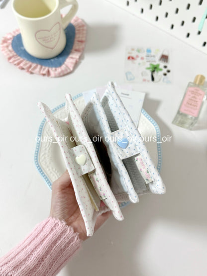 Heart Hollow Polka Dot Ring Binder