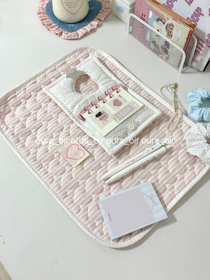 Heart Hollow Polka Dot Ring Binder