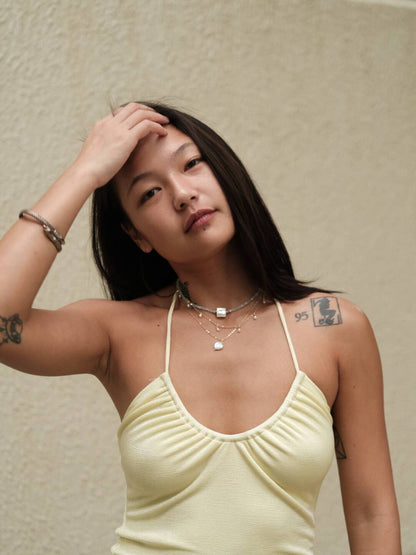 Heart Pearl Stacking Necklace