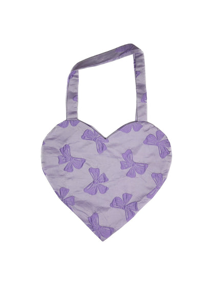 Heart Shape Ballet Bow Bag