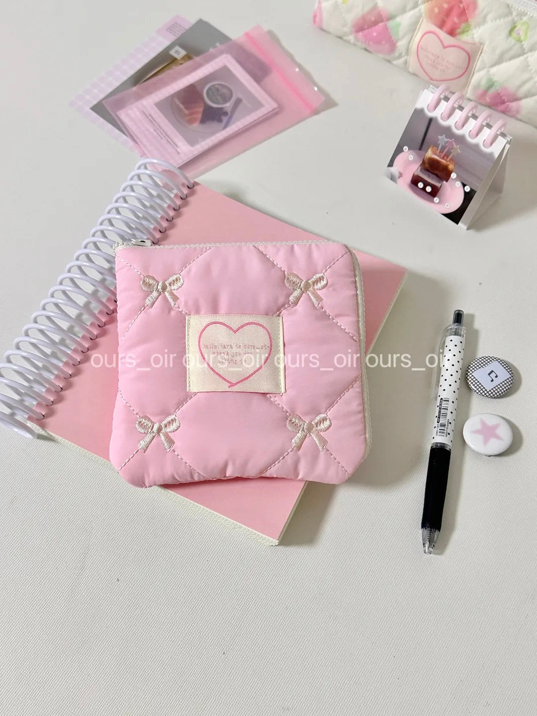 Heart & Bow Card Bag