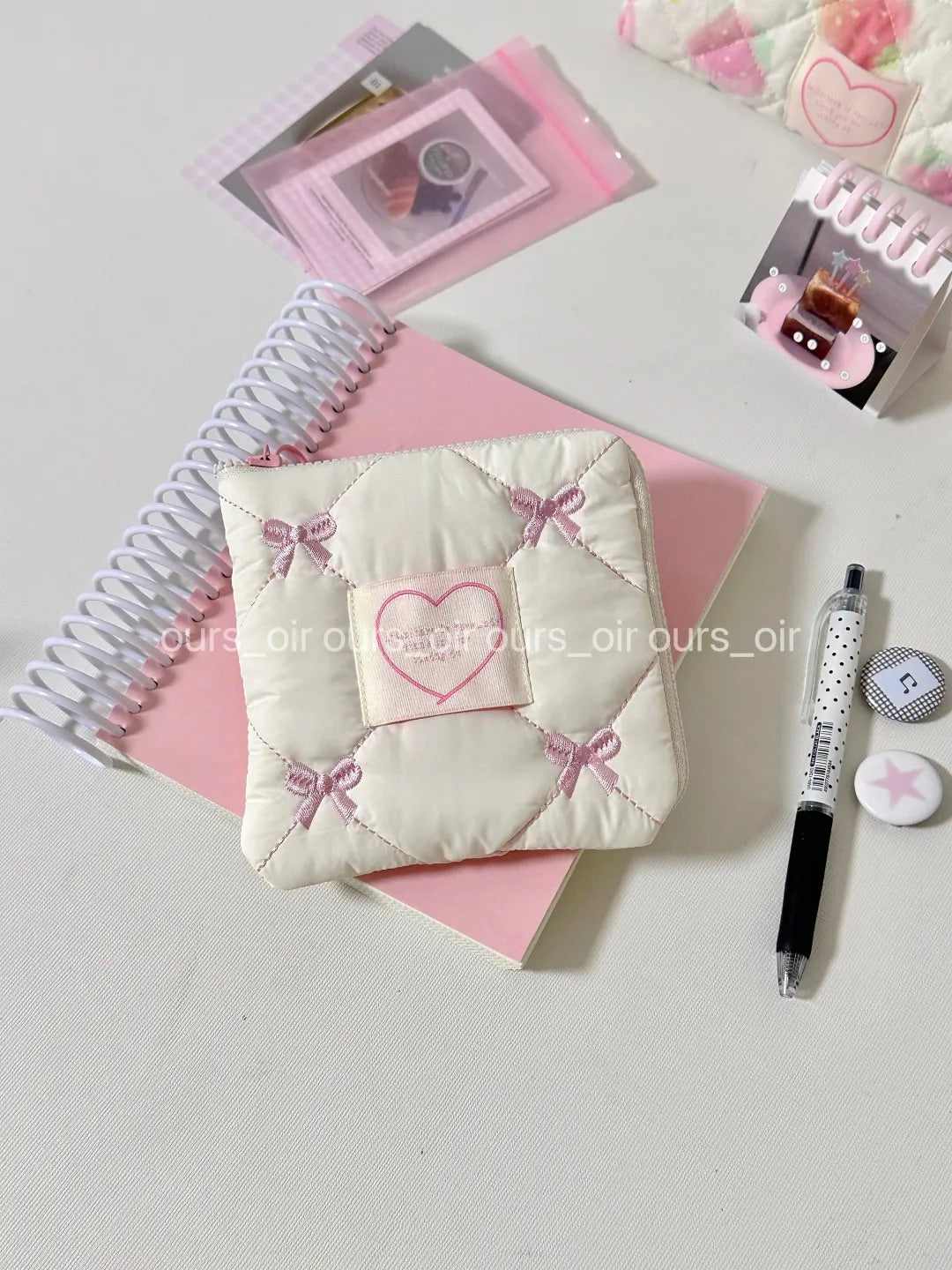 Heart & Bow Card Bag