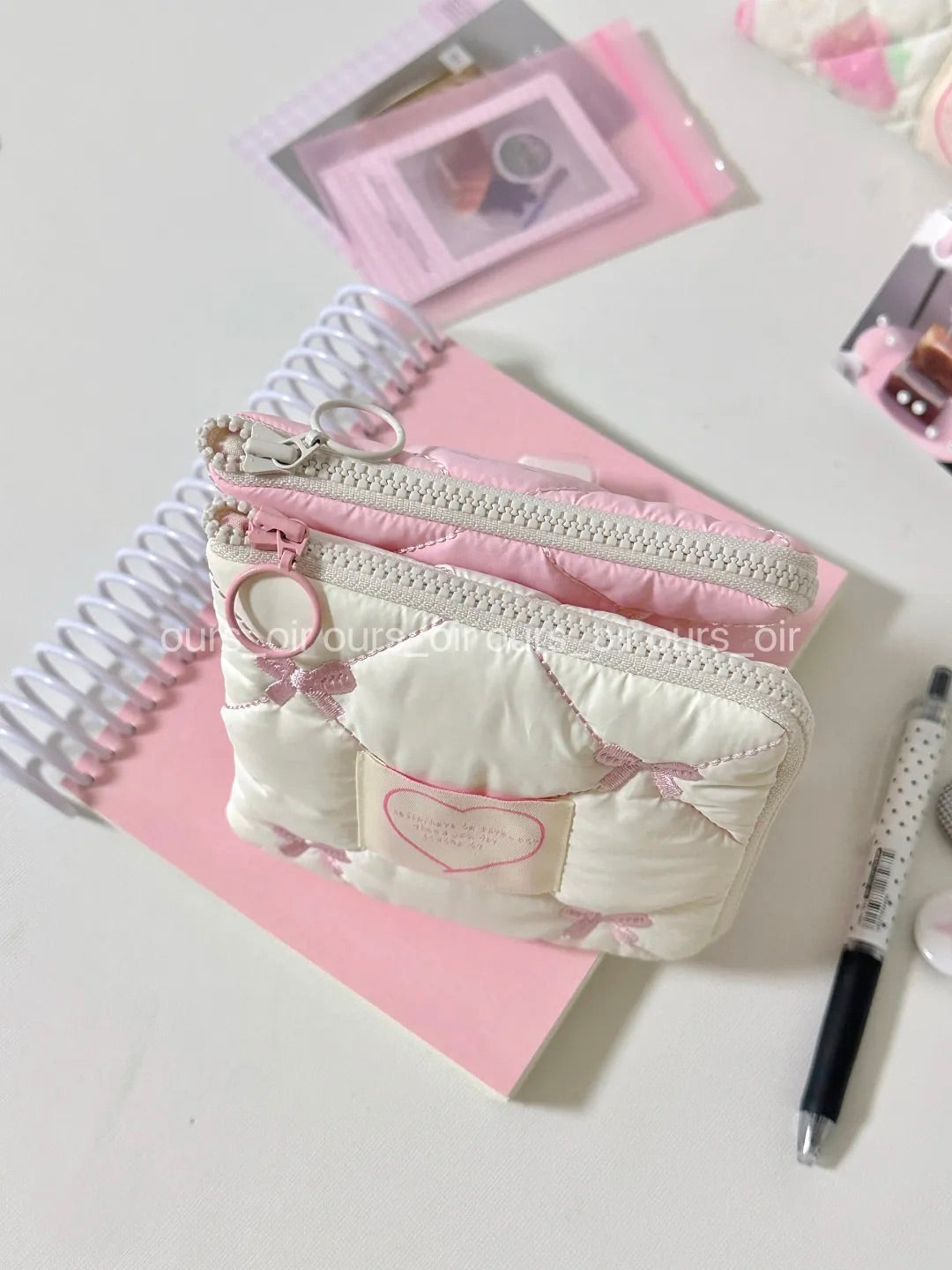 Heart & Bow Card Bag