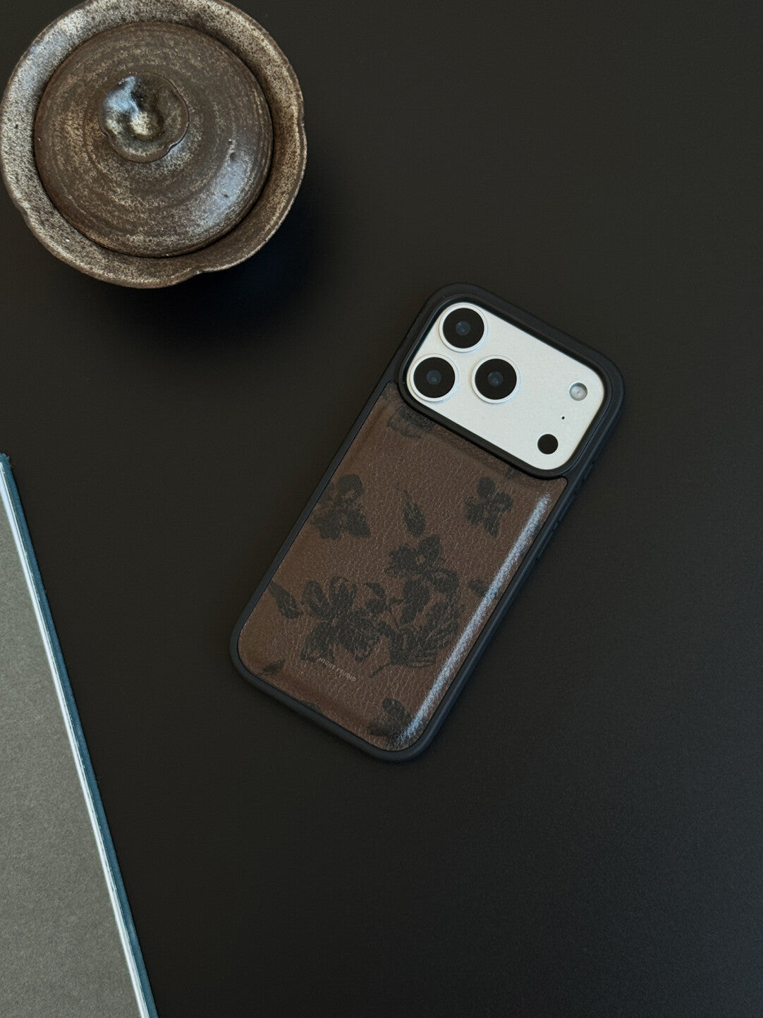 Hibiscus Flower Print PU Phone Case