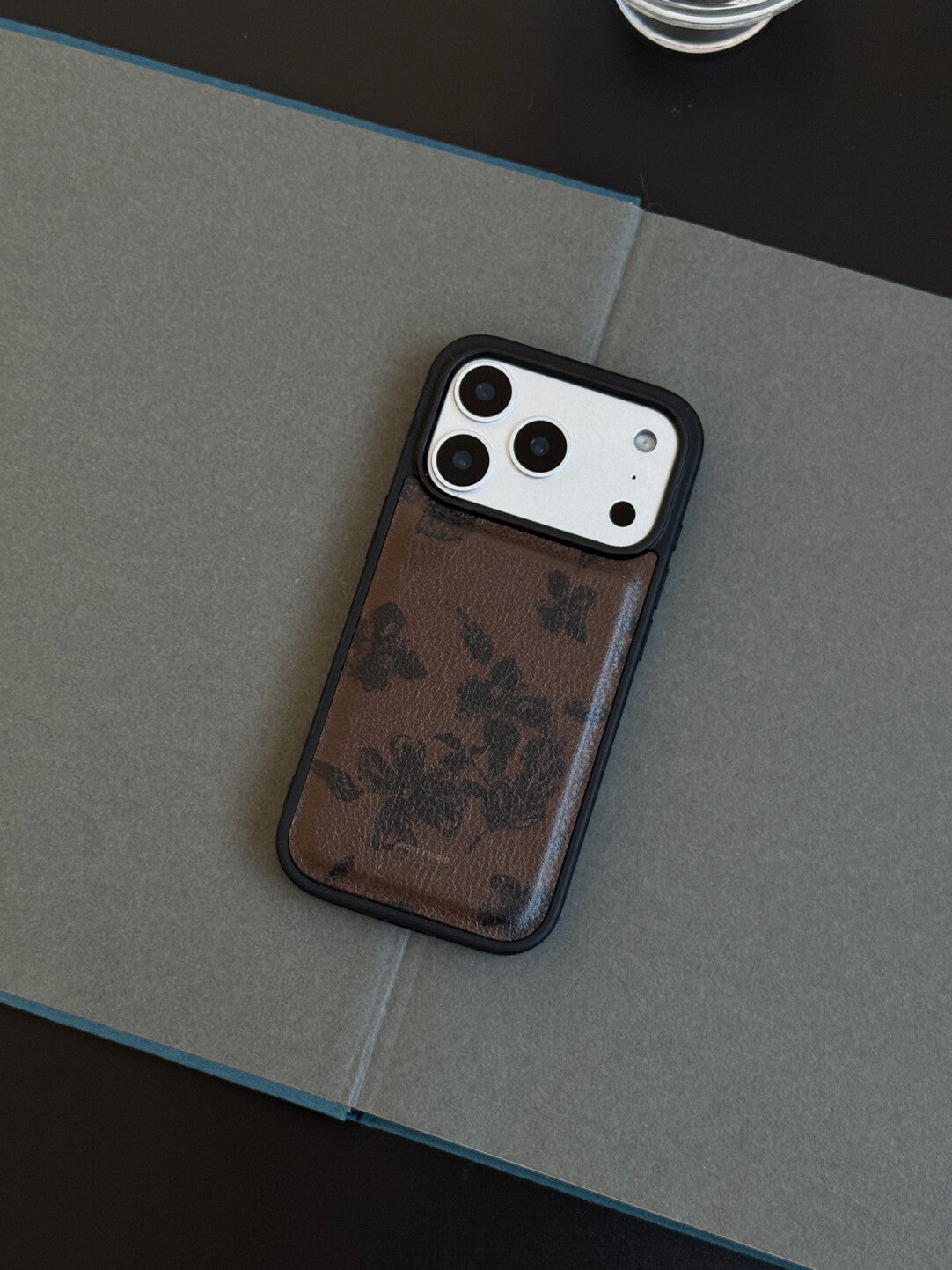 Hibiscus Flower Print PU Phone Case