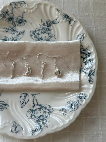 High Tea Party Cute Tableware Single Earring