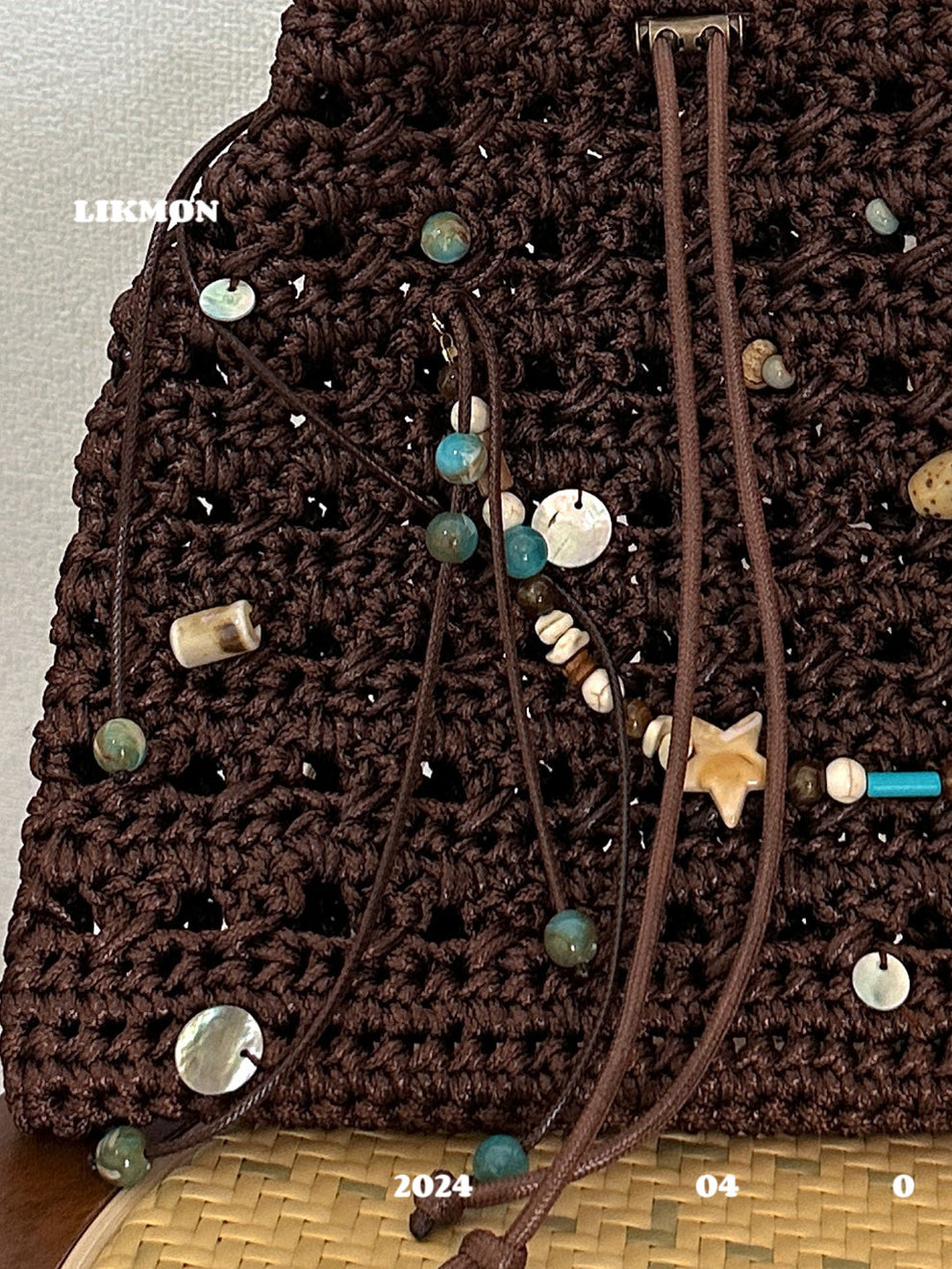 Hippie Drawstring Crossbody Bag | Bag | Three Fleas