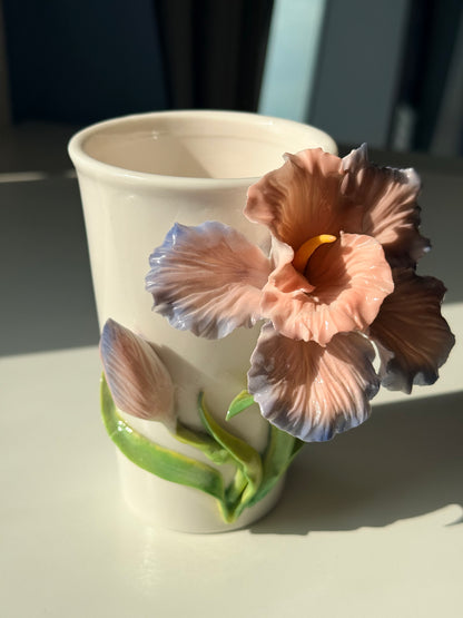 Pink Iris Cup