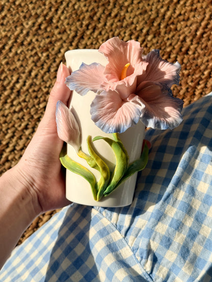 Pink Iris Cup