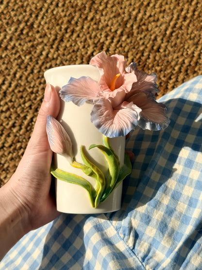 Pink Iris Cup