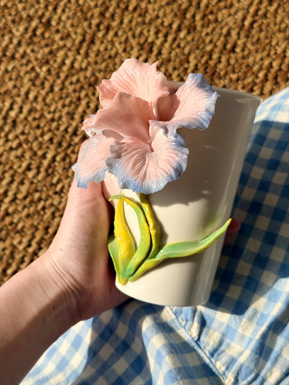 Pink Iris Cup
