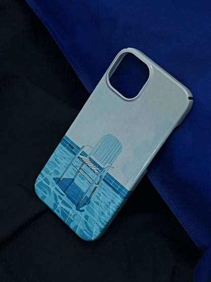 Pool Chair Printed Double Layer Phone Case