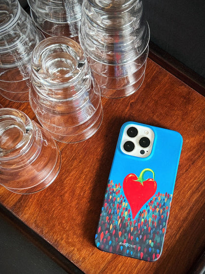 Love Chili Printed Double Layer Phone Case