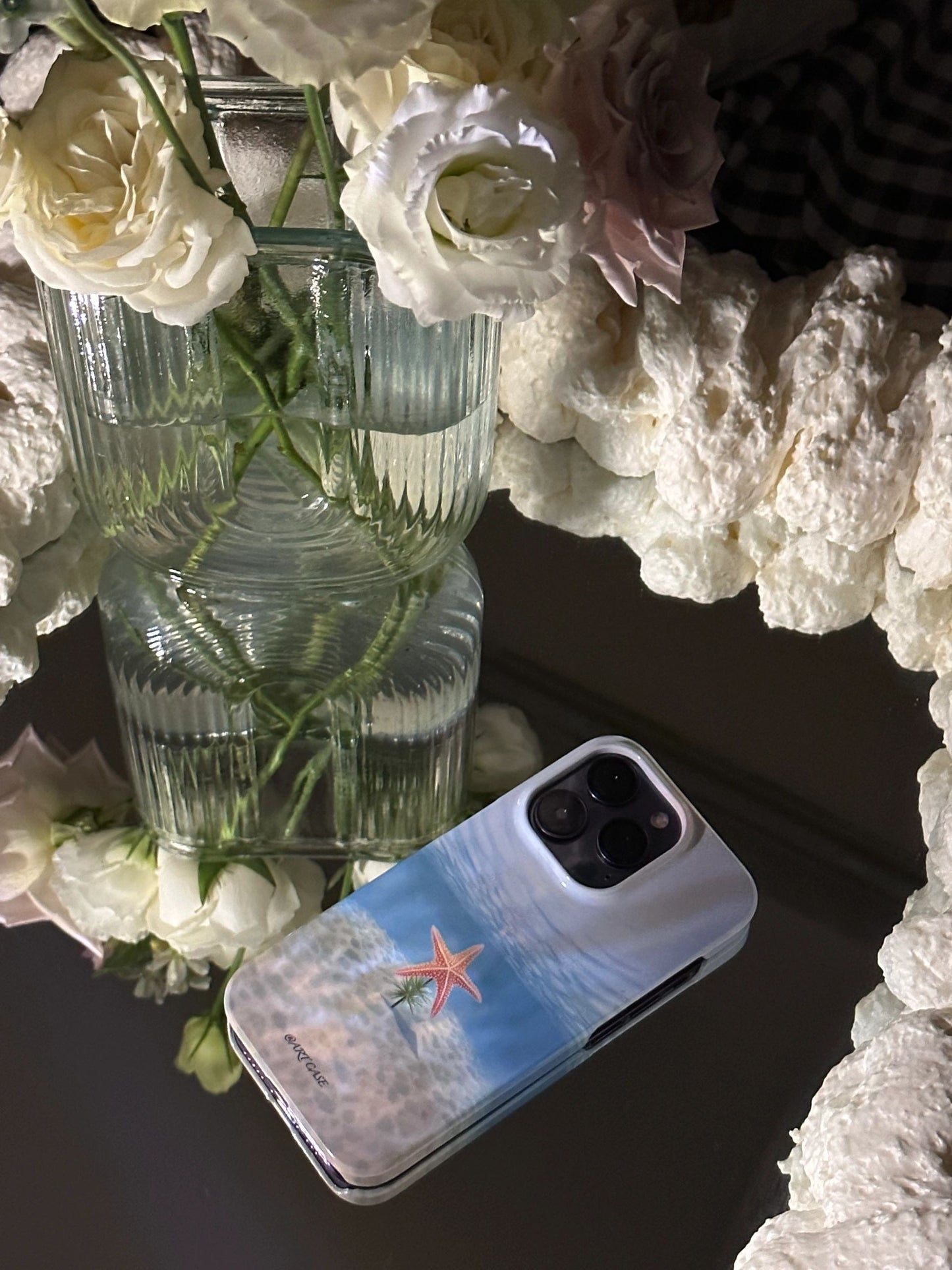 Starfish Printed Double Layer Phone Case