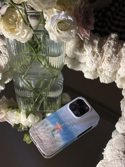 Starfish Printed Double Layer Phone Case
