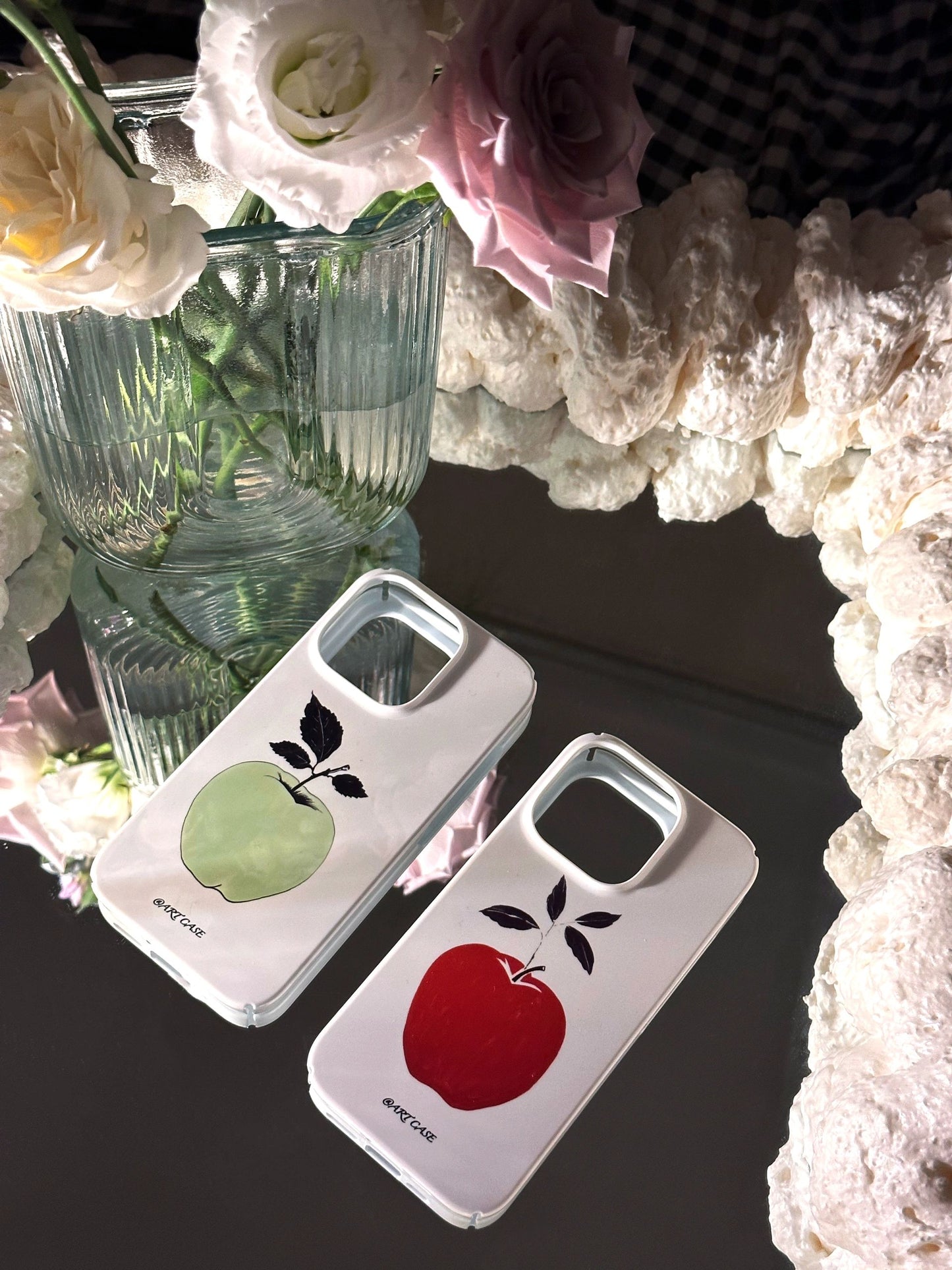 Apple Printed Double Layer Phone Case