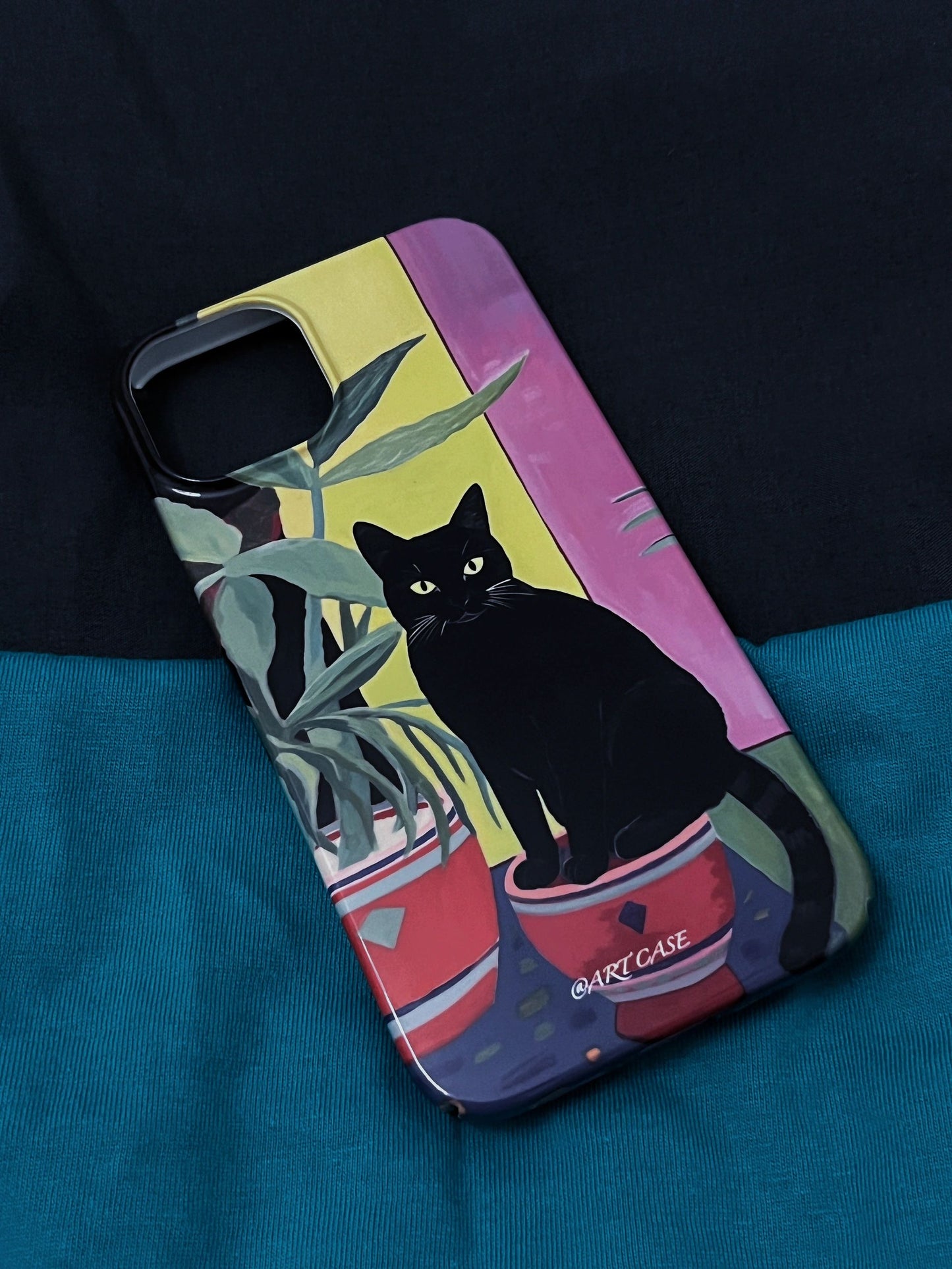 Black Cat Printed Phone Case(12/12P)