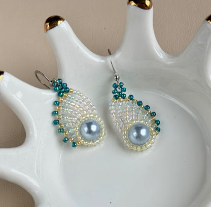 Peacock Beaded Necklace
