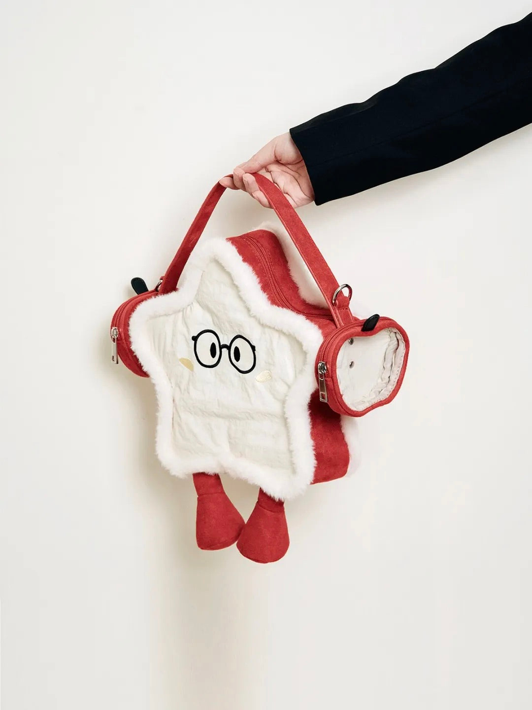 Red Glasses Star-Shaped Backpack