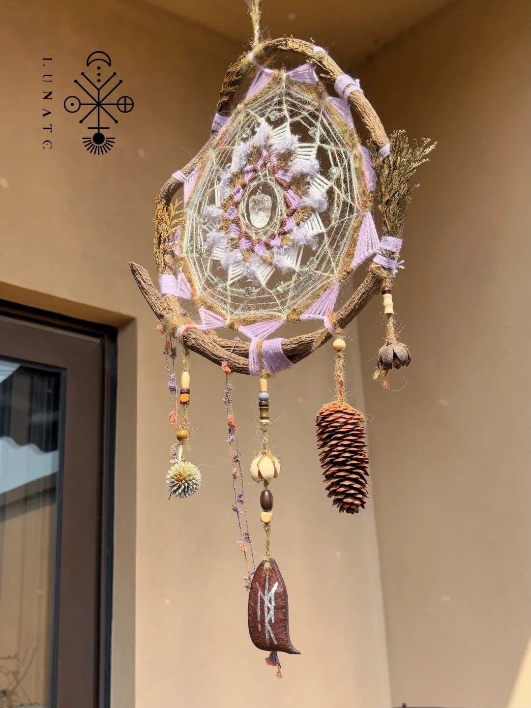 Purple Lavender Dreamcatcher