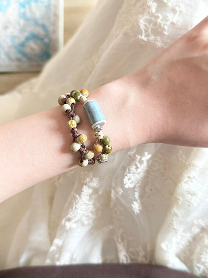 Handmade Ceramic Beaded Bracelet