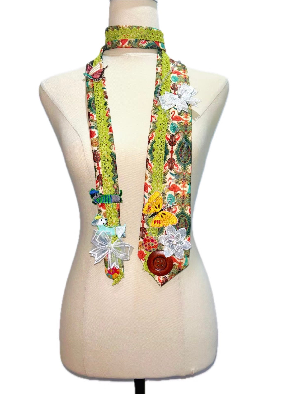 Maximalist Vintage Handmade Statement Tie