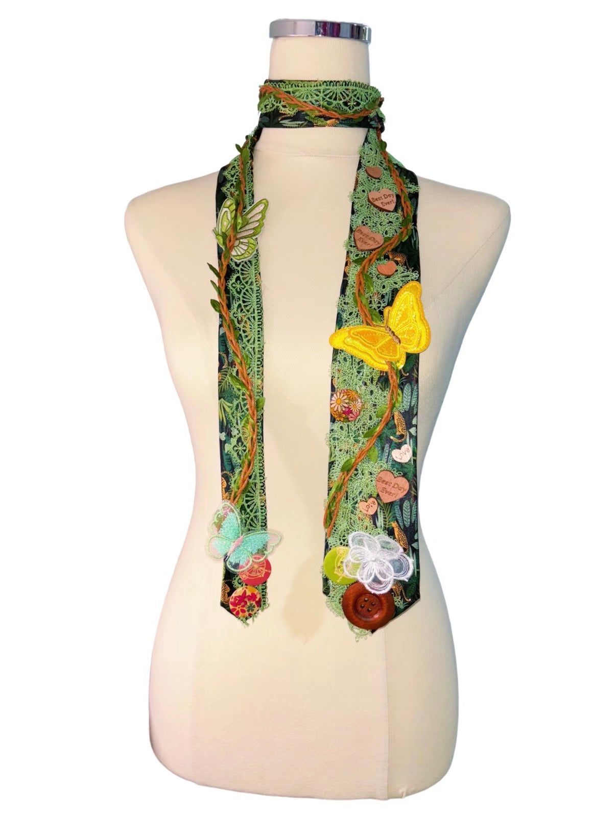 Maximalist Vintage Handmade Statement Tie