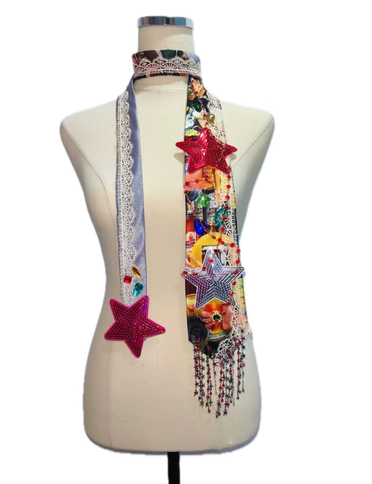 Maximalist Vintage Handmade Bow Tie