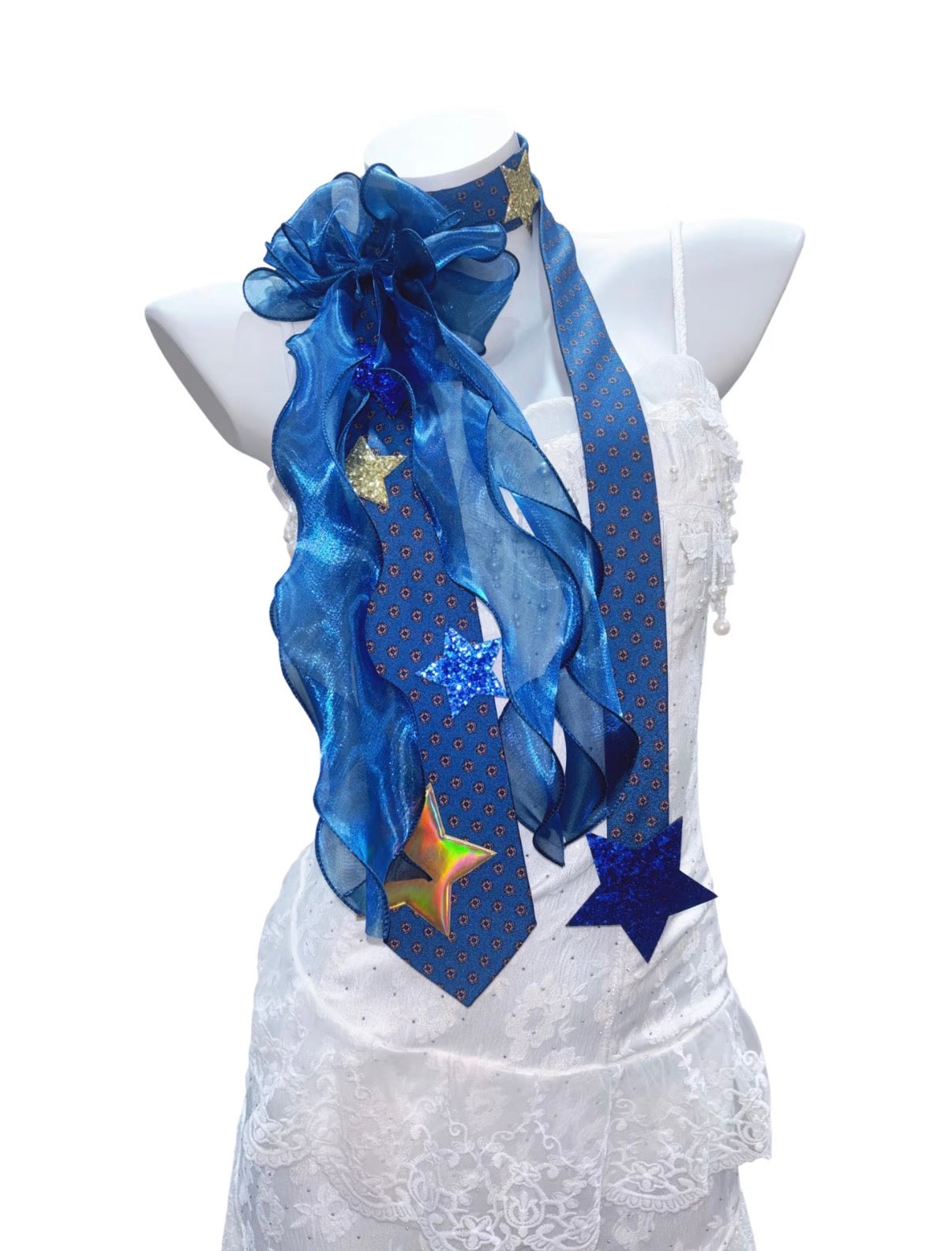 Maximalist Vintage Handmade Big Bow Tie