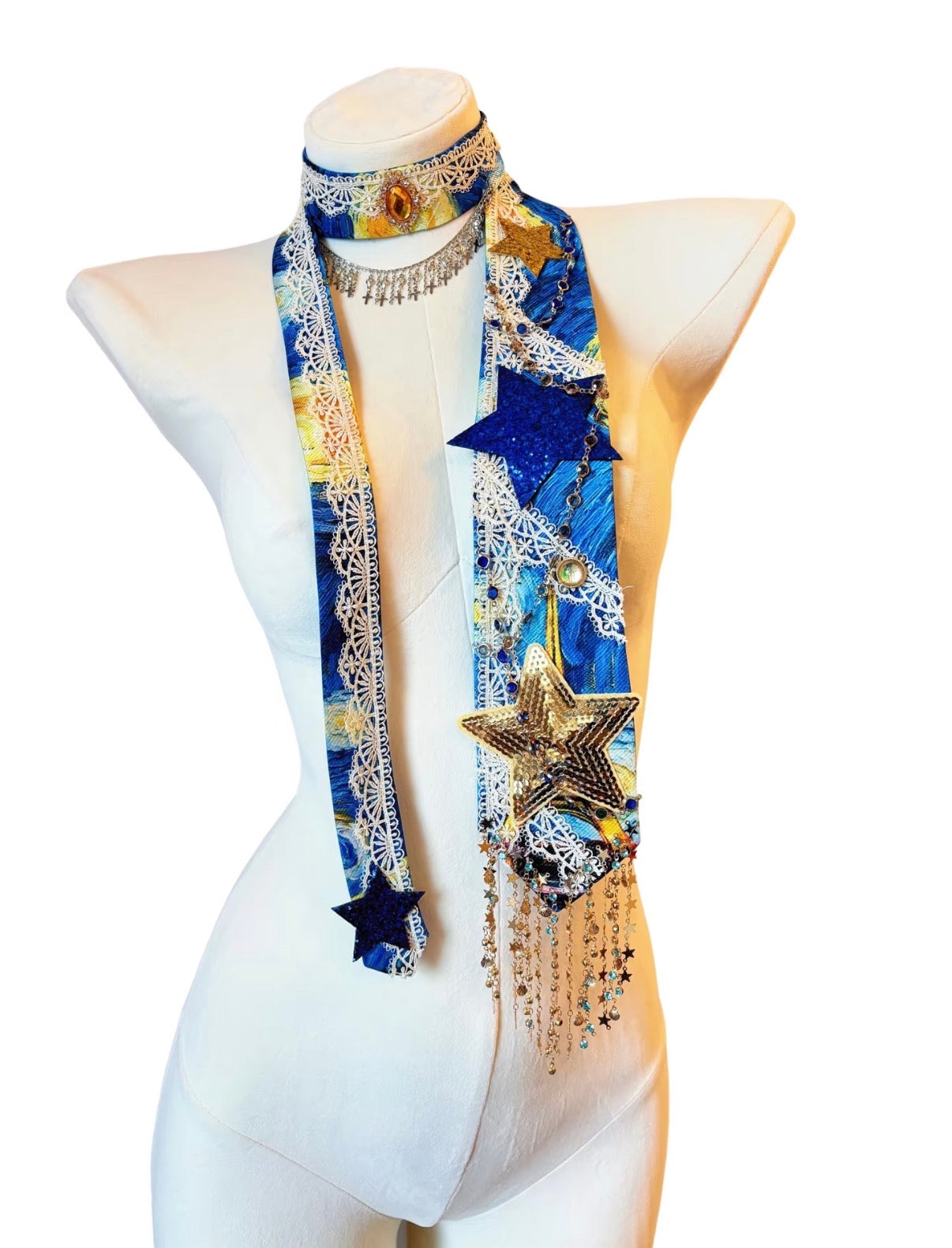 Maximalist Vintage Handmade Star Tie