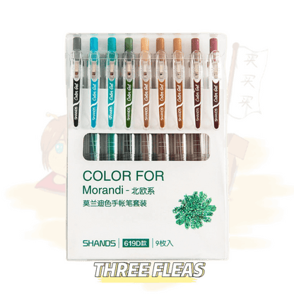 Colorful Gel Penstationery - Three Fleas