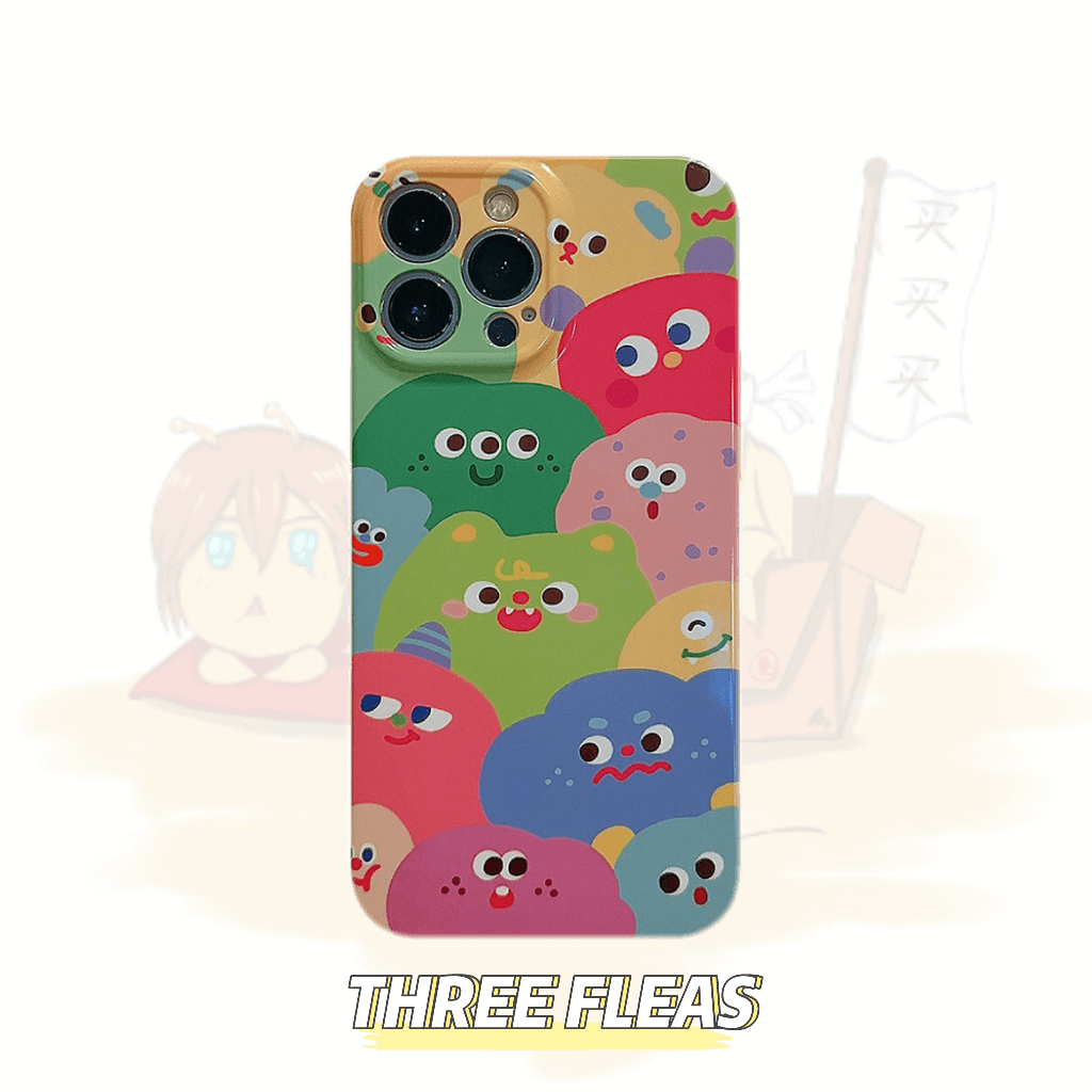 Colorful Monsters | phone accessories | Three Fleas