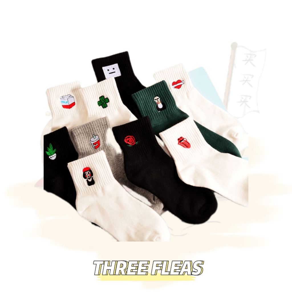 Socks represents attitudesingle pair of socks - Three Fleas