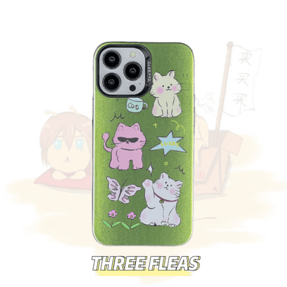 Cool sweet cat phone case | phone accessories | Three Fleas