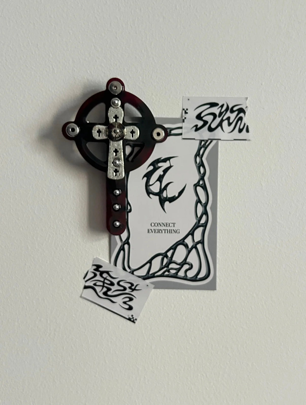 Punk Metal Cross Hair Clip | Hair Accessories | Three Fleas