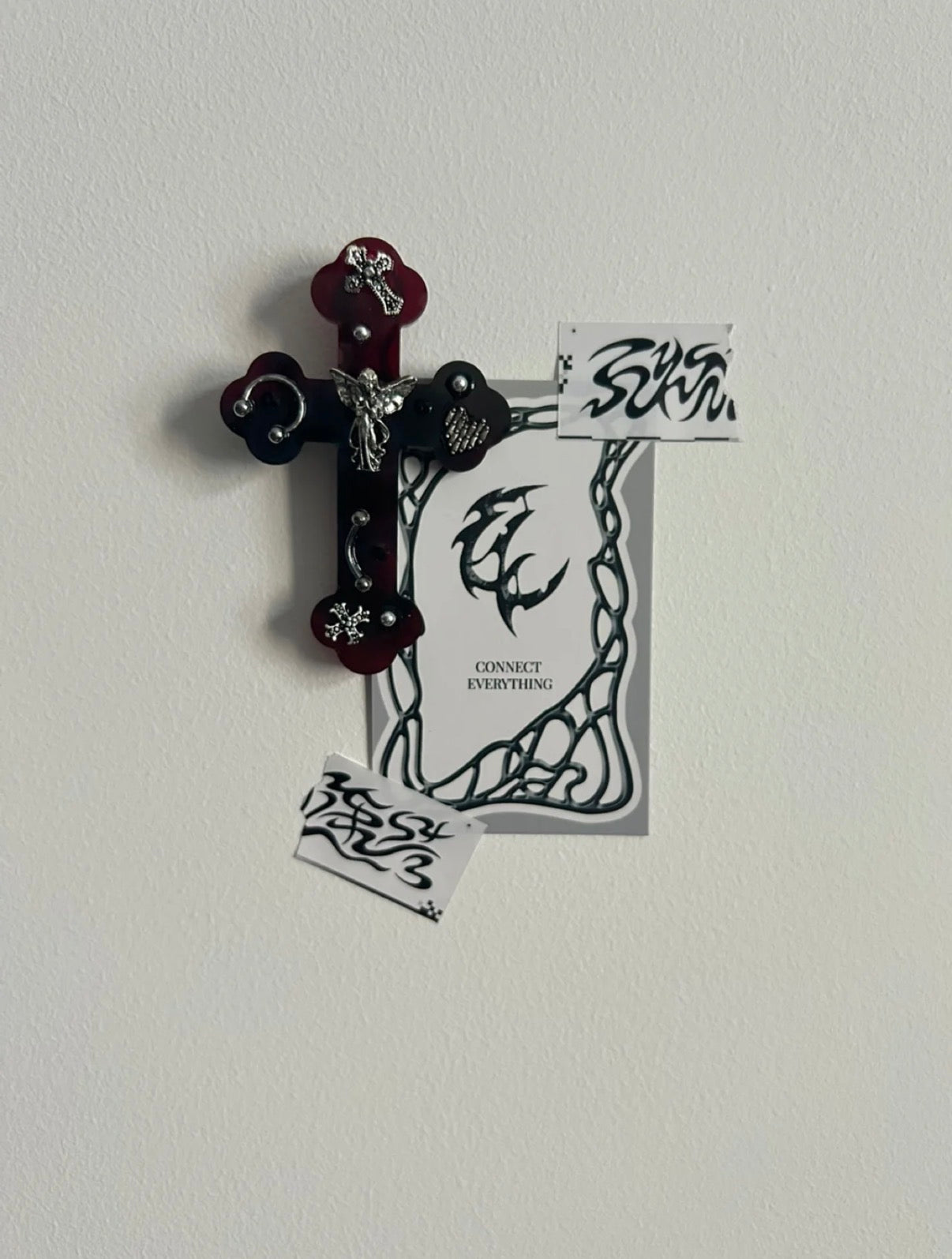 Punk Metal Cross Hair Clip | Hair Accessories | Three Fleas