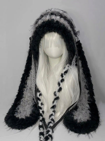 Lace Bunny Crochet Hat